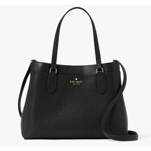 Kate Spade Black Leather Tote Sienna Refined Grain Leather KC470